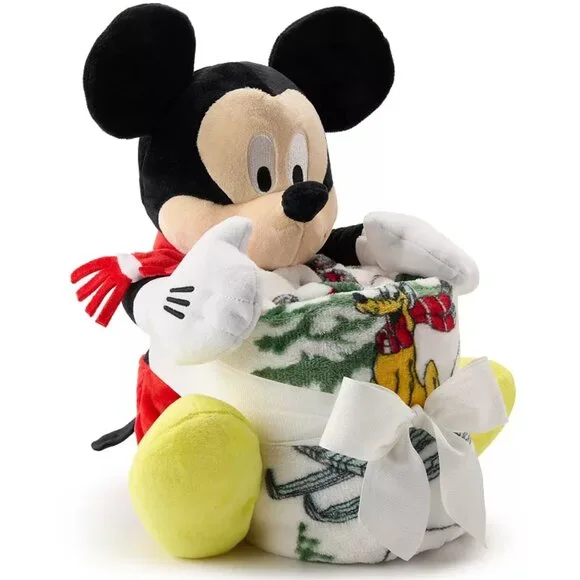 Mickey and Friends Blanket Buddy 2 pc Set PLUSH NWT - Picture 4 of 4